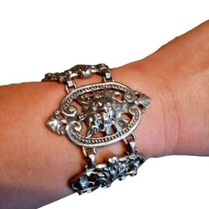 Vintage Heraldic Gothic Bracelet